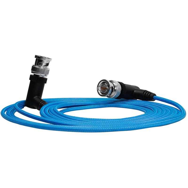 Kondor Blue Ultra Thin 6G SDI Video Cable Right Angle BNC